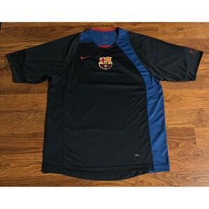 Nike Vintage FC Barcelona Total 90 Training Jersey Mens Dri-FIT Soccer Shirt